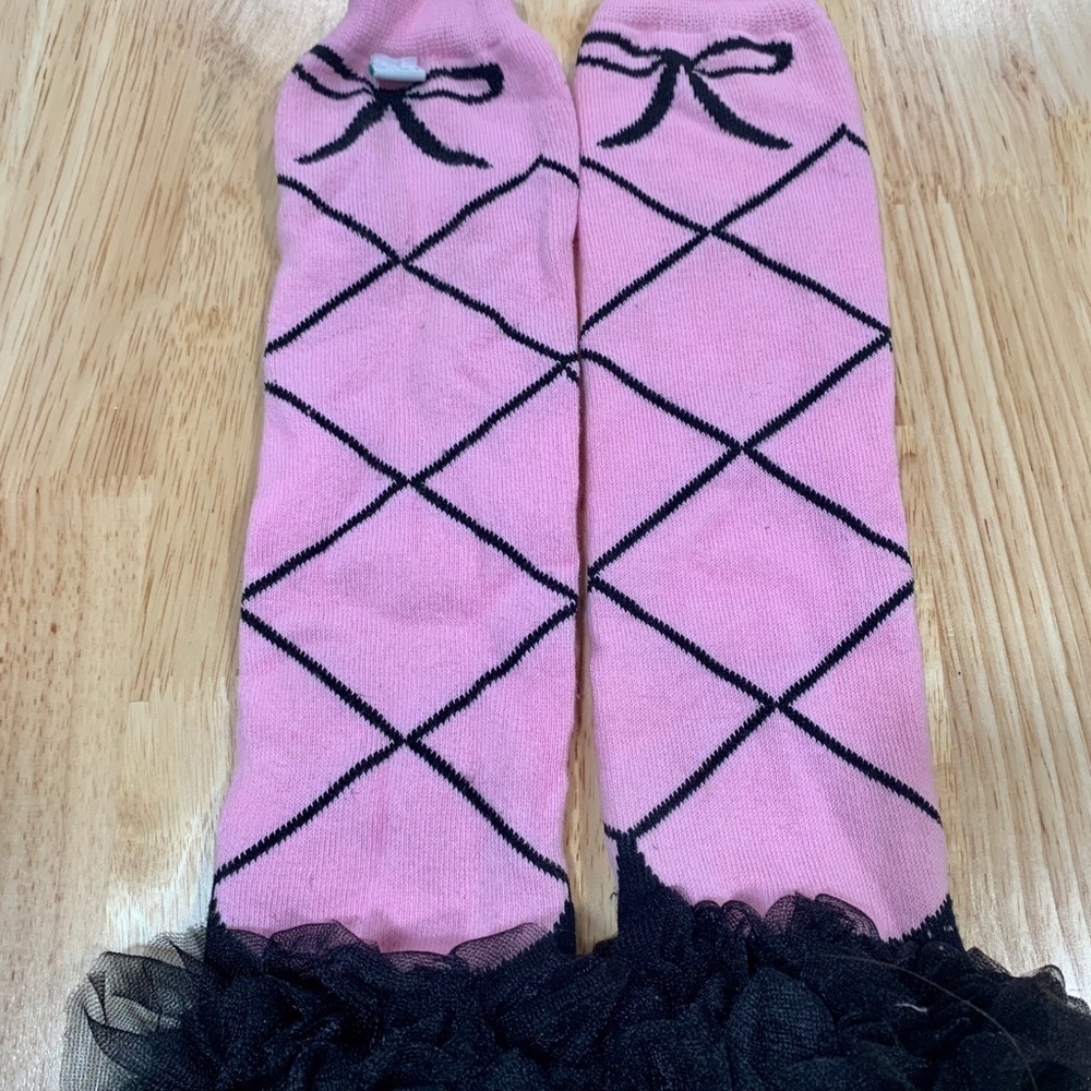 Girls pink ballet leggings